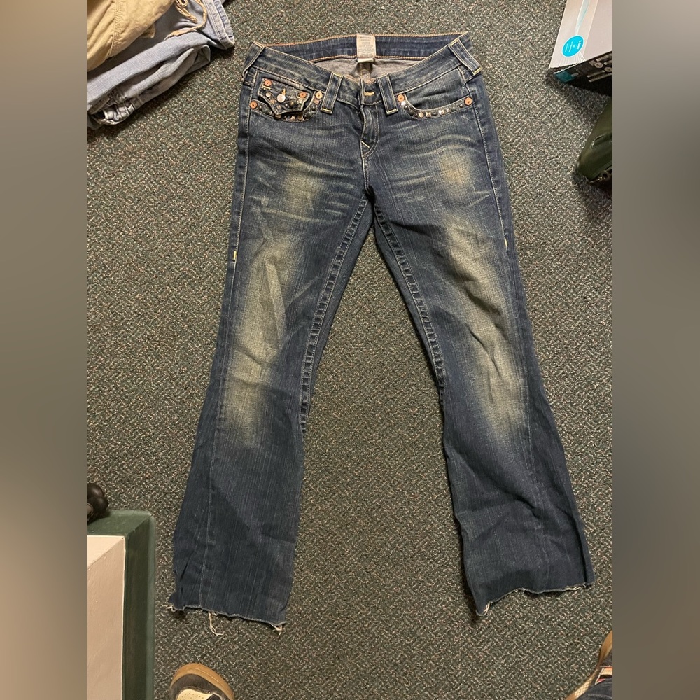 Low rise true religion jeans